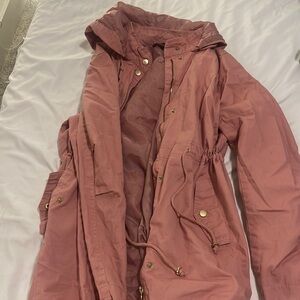 size large pink coat NEW